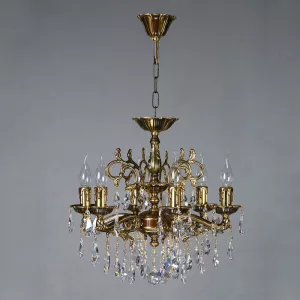Подвесная люстра AMBIENTE by BRIZZI 2128/6 PB Tear Drop