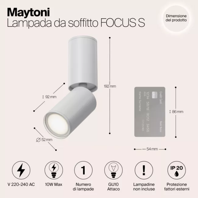 Спот Maytoni C051CL-01W