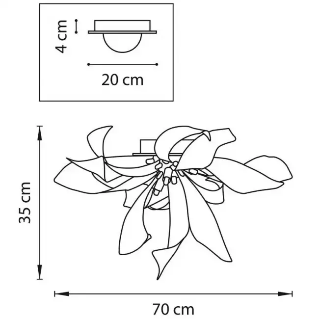 Накладная люстра Lightstar 754166 Накладная люстра Lightstar 754166