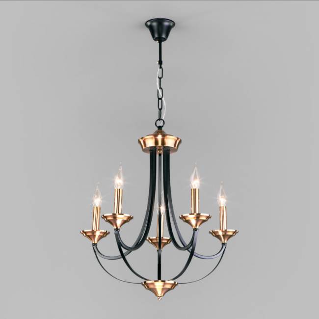 Подвесная люстра Eurosvet 60098/5 черный