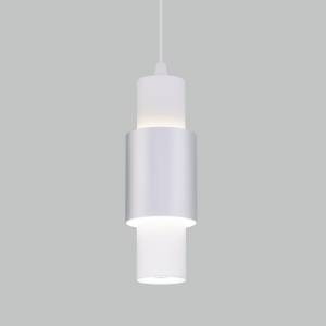 Подвесной светильник Eurosvet 50204/1 LED белый/матовое серебро