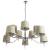 Подвесная люстра Divinare 1341/02 LM-10 Подвесная люстра Divinare 1341/02 LM-10