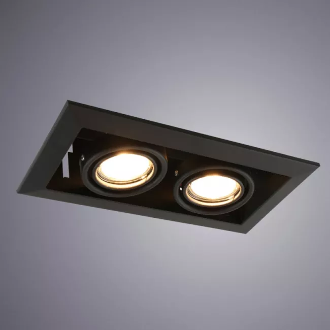 Встраиваемый светильник ARTE Lamp A5941PL-2BK Встраиваемый светильник ARTE Lamp A5941PL-2BK