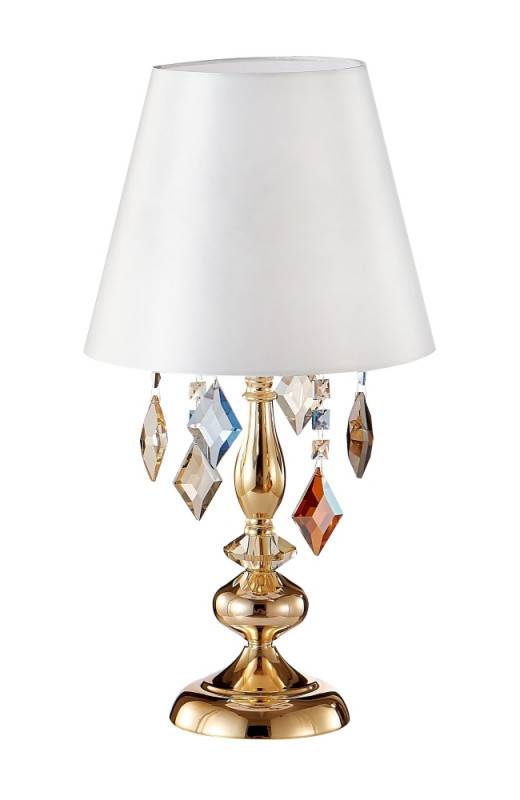Настольная лампа Crystal Lux MERCEDES LG1 GOLD/COLOR Настольная лампа Crystal Lux MERCEDES LG1 GOLD/COLOR