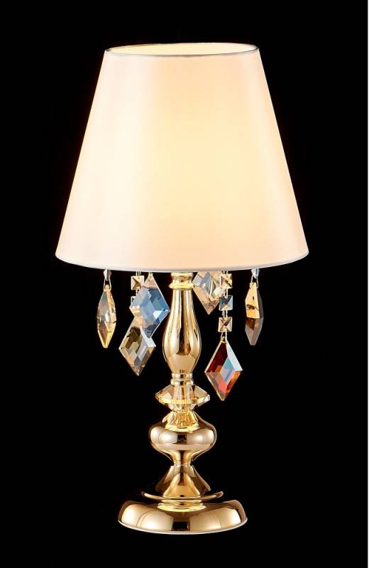 Настольная лампа Crystal Lux MERCEDES LG1 GOLD/COLOR Настольная лампа Crystal Lux MERCEDES LG1 GOLD/COLOR