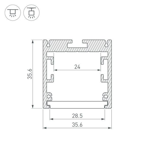 Профиль Arlight 032676 Профиль Arlight 032676