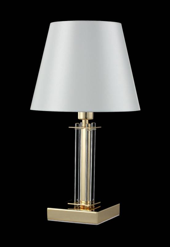 Настольная лампа Crystal Lux NICOLAS LG1 GOLD/WHITE Настольная лампа Crystal Lux NICOLAS LG1 GOLD/WHITE