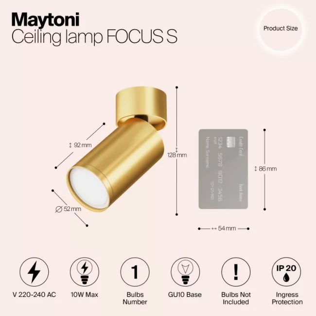 Спот Maytoni C050CL-U-1MG Спот Maytoni C050CL-U-1MG