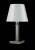 Настольная лампа Crystal Lux NICOLAS LG1 NICKEL/WHITE Настольная лампа Crystal Lux NICOLAS LG1 NICKEL/WHITE