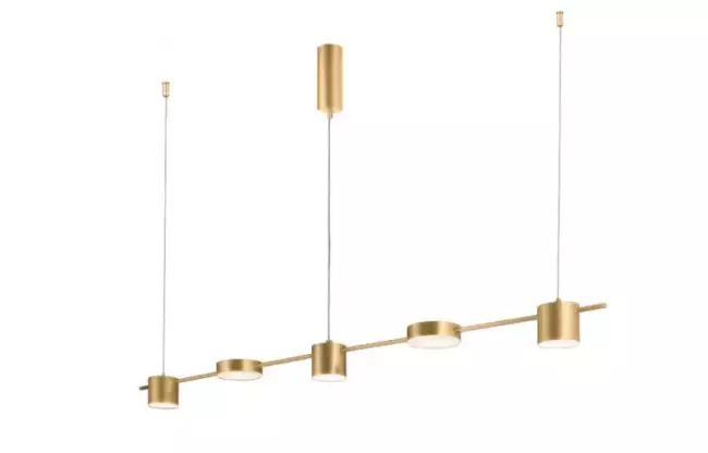 Подвесная люстра Crystal Lux TRISTAN SP5 L1200 GOLD Подвесная люстра Crystal Lux TRISTAN SP5 L1200 GOLD