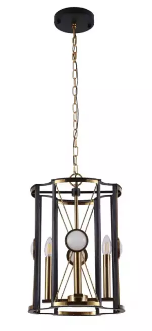 Подвесная люстра Crystal Lux TANDEM SP4 D410 GOLD Подвесная люстра Crystal Lux TANDEM SP4 D410 GOLD