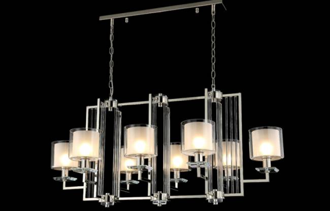 Подвесная люстра Crystal Lux NICOLAS SP8 L1000 GOLD/WHITE Подвесная люстра Crystal Lux NICOLAS SP8 L1000 GOLD/WHITE