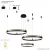 Каскадная люстра Crystal Lux FERNANDO SP158W LED BLACK/GOLD