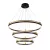 Каскадная люстра Crystal Lux FERNANDO SP158W LED BLACK/GOLD