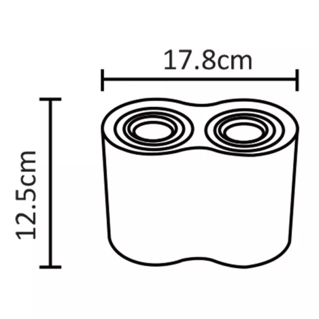 Накладной светильник ARTE Lamp A5644PL-2WH