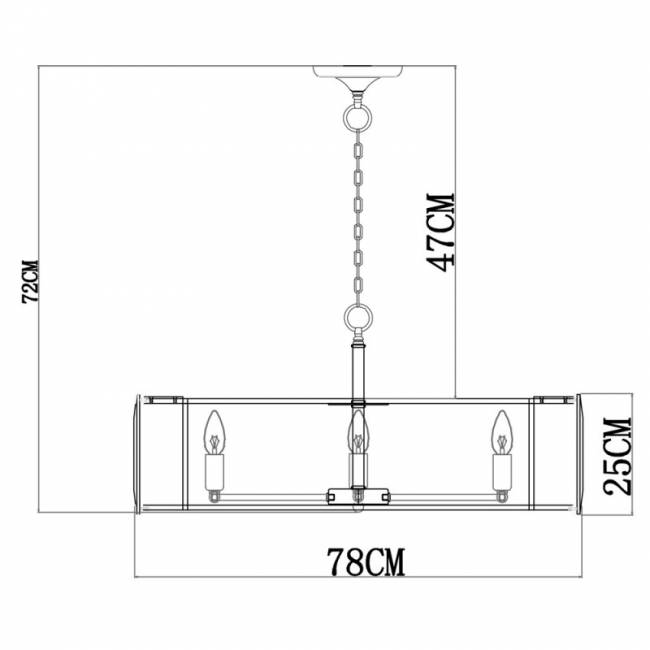 Подвесная люстра Divinare 1100/02 SP-8 Подвесная люстра Divinare 1100/02 SP-8