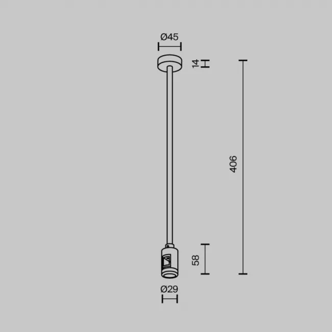 Стойка Maytoni TRA158C-SL1-B Стойка Maytoni TRA158C-SL1-B
