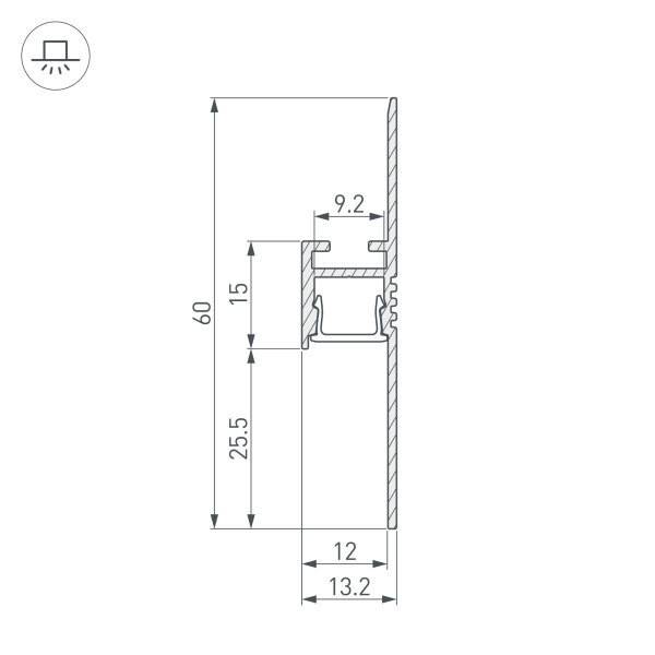 Профиль Arlight 038550 Профиль Arlight 038550