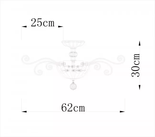 Люстра на штанге Divinare 8819/03 PL-3