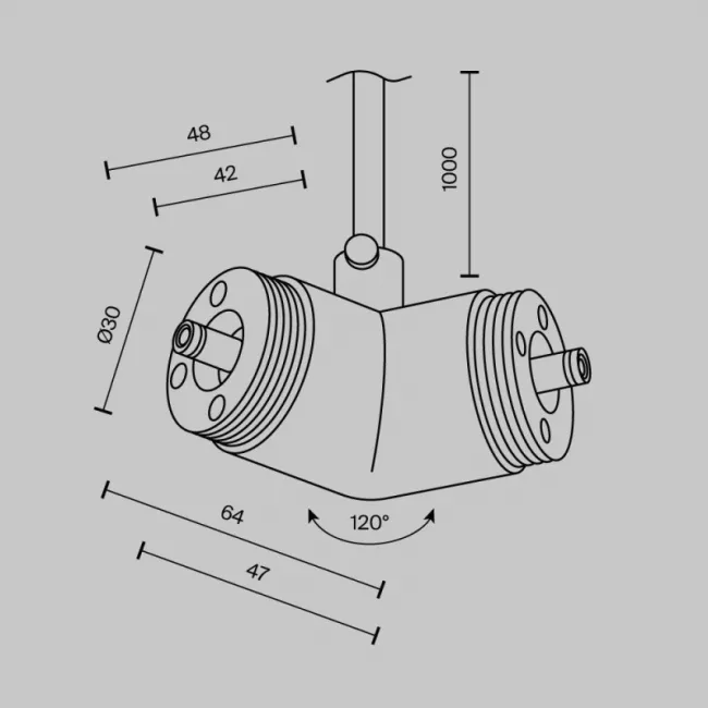 Коннектор Maytoni CA018LWC-P-B Коннектор Maytoni CA018LWC-P-B