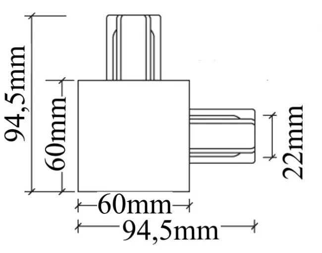 Коннектор Crystal Lux CLT 0.2211 03 WH Коннектор Crystal Lux CLT 0.2211 03 WH