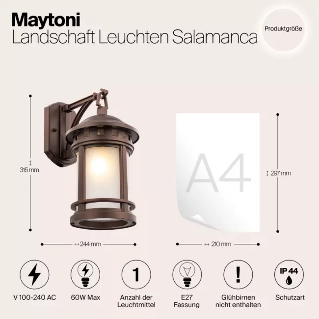 Светильник настенный Maytoni O031WL-01BR Светильник настенный Maytoni O031WL-01BR
