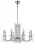 Подвесная люстра Crystal Lux AURELIO SP8 GOLD+CHROME/TRANSPARENT