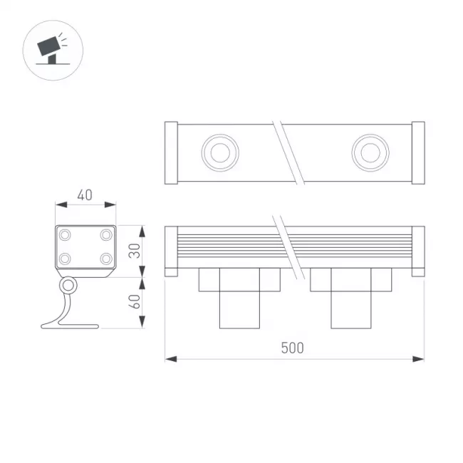 Прожектор Arlight 037367(1) Прожектор Arlight 037367(1)