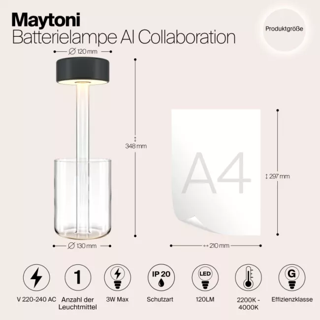 Настольная лампа Maytoni MOD229TL-L3B3K1 Настольная лампа Maytoni MOD229TL-L3B3K1
