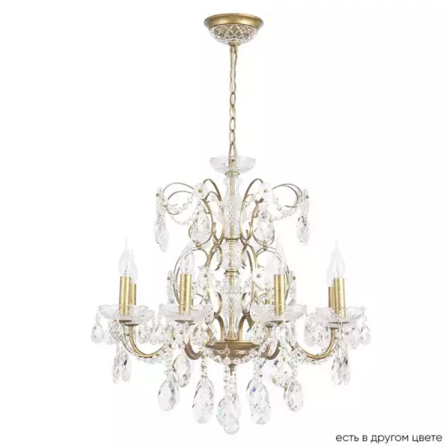 Подвесная люстра Crystal Lux ODELIS SP8 GOLD Подвесная люстра Crystal Lux ODELIS SP8 GOLD