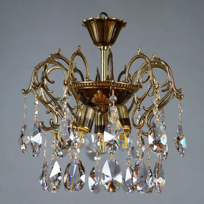 Люстра на штанге AMBIENTE by BRIZZI 8888/3 PL PB Tear Drop Люстра на штанге AMBIENTE by BRIZZI 8888/3 PL PB Tear Drop