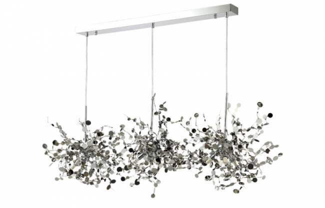 Подвесная люстра Crystal Lux GARDEN SP3х3 L1200 CHROME Подвесная люстра Crystal Lux GARDEN SP3х3 L1200 CHROME