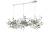 Подвесная люстра Crystal Lux GARDEN SP3х3 L1200 CHROME Подвесная люстра Crystal Lux GARDEN SP3х3 L1200 CHROME