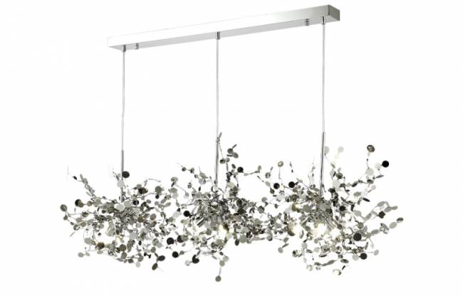 Подвесная люстра Crystal Lux GARDEN SP3х3 L1200 CHROME Подвесная люстра Crystal Lux GARDEN SP3х3 L1200 CHROME