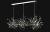 Подвесная люстра Crystal Lux GARDEN SP3х3 L1200 CHROME Подвесная люстра Crystal Lux GARDEN SP3х3 L1200 CHROME