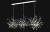 Подвесная люстра Crystal Lux GARDEN SP3х3 L1200 CHROME Подвесная люстра Crystal Lux GARDEN SP3х3 L1200 CHROME