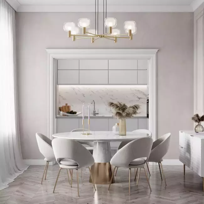 Люстра на штанге Maytoni MOD411PL-08G Люстра на штанге Maytoni MOD411PL-08G