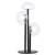 Настольная лампа Crystal Lux BOSQUE LG3 BLACK/TRANSPARENT Настольная лампа Crystal Lux BOSQUE LG3 BLACK/TRANSPARENT