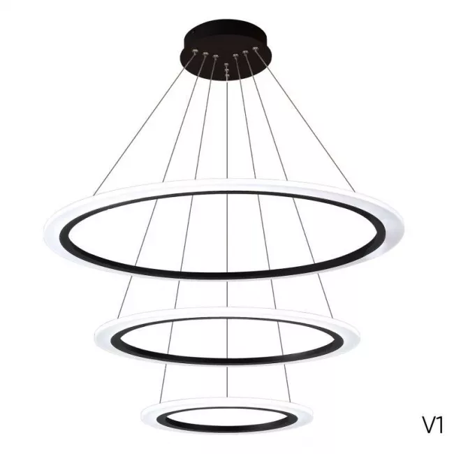 Подвесная люстра Crystal Lux MANZANA SP67W LED BLACK Подвесная люстра Crystal Lux MANZANA SP67W LED BLACK
