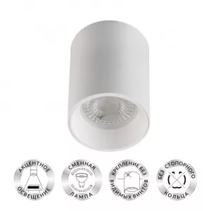 Накладной светильник Denkirs DK3110-WH (серия AFF) Накладной светильник Denkirs DK3110-WH (серия AFF)