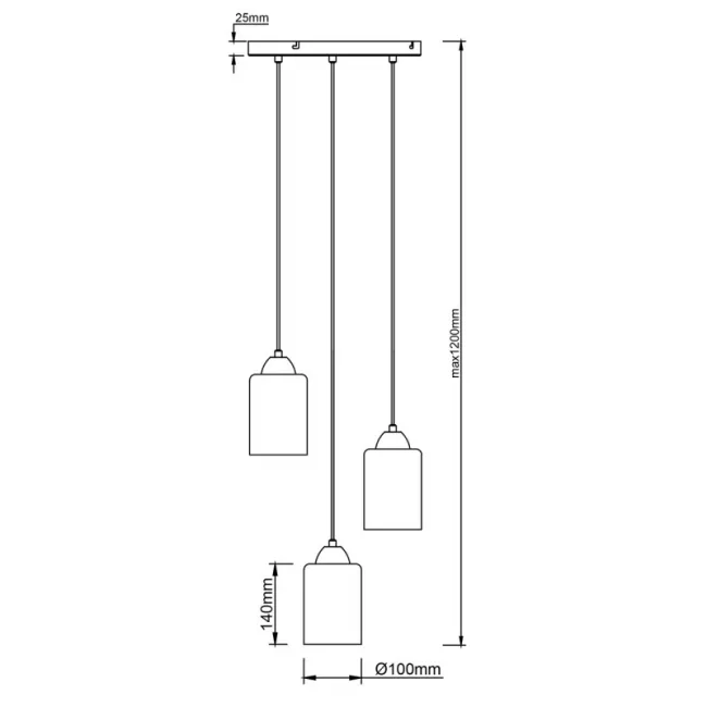 Каскадная люстра Escada 10179/3S Каскадная люстра Escada 10179/3S
