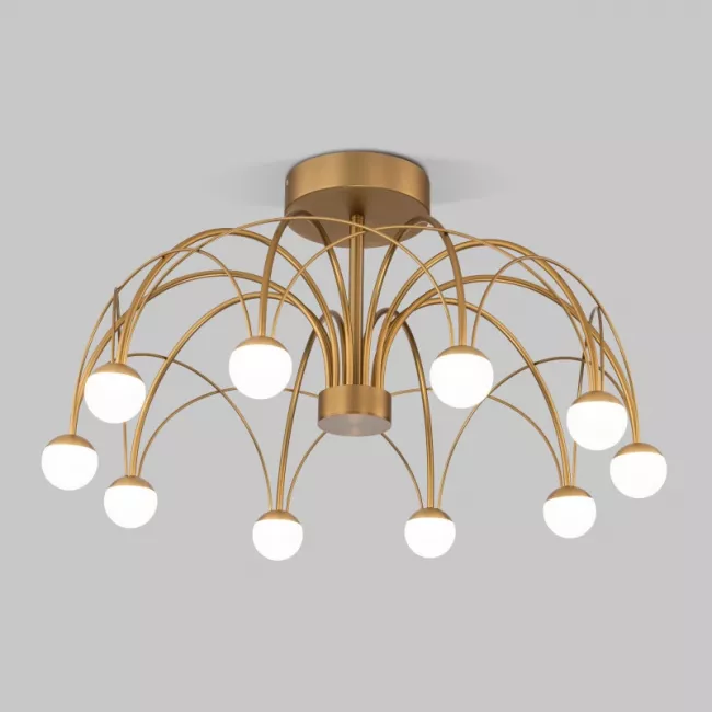 Люстра на штанге Eurosvet 90031/10 LED золото Люстра на штанге Eurosvet 90031/10 LED золото