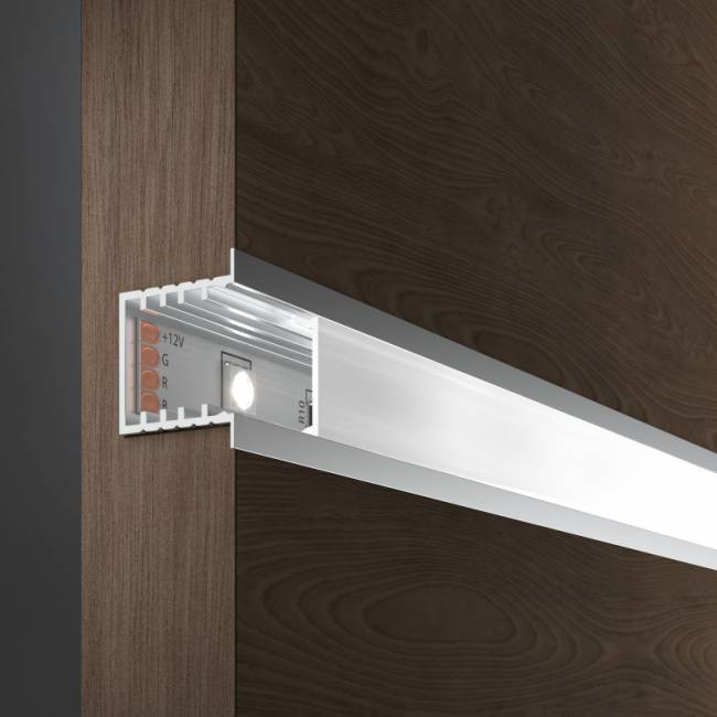 Профиль Elektrostandard LL-2-ALP017 Встраиваемый алюминиевый профиль для LED ленты (