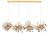 Подвесная люстра Crystal Lux GARDEN SP3х4 L1600 GOLD