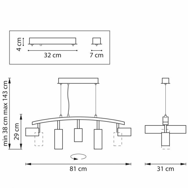 Подвесная люстра Lightstar LR735373872 Подвесная люстра Lightstar LR735373872