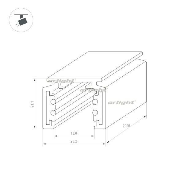 Шинопровод Arlight 036784 Шинопровод Arlight 036784