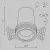 Встраиваемый светильник Maytoni DL125-L12-3K-TRS-B