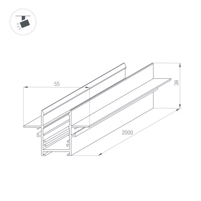 Шинопровод Arlight 046285 Шинопровод Arlight 046285