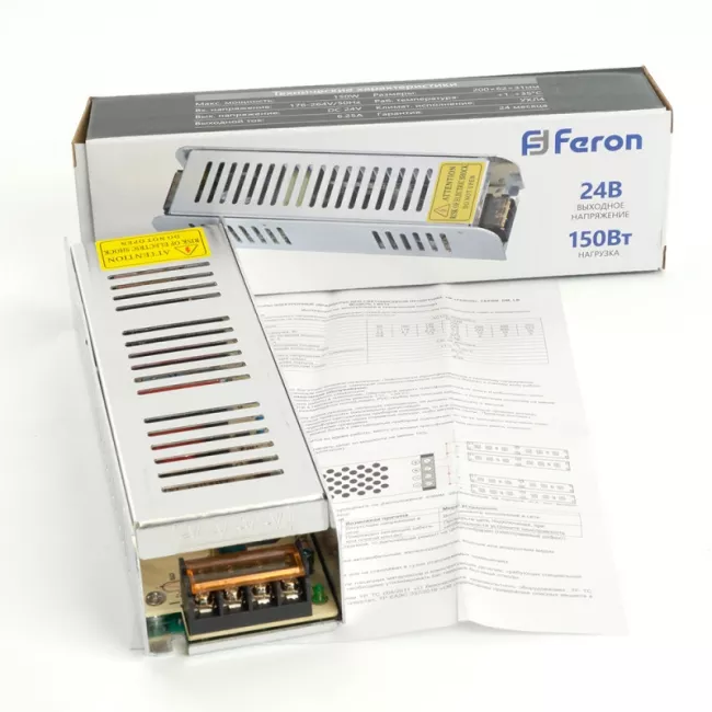 Блок питания для светодиодной ленты Feron 41060 Блок питания для светодиодной ленты Feron 41060