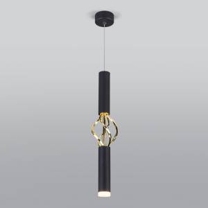 Подвесной светильник Eurosvet 50191/1 LED черный/золото